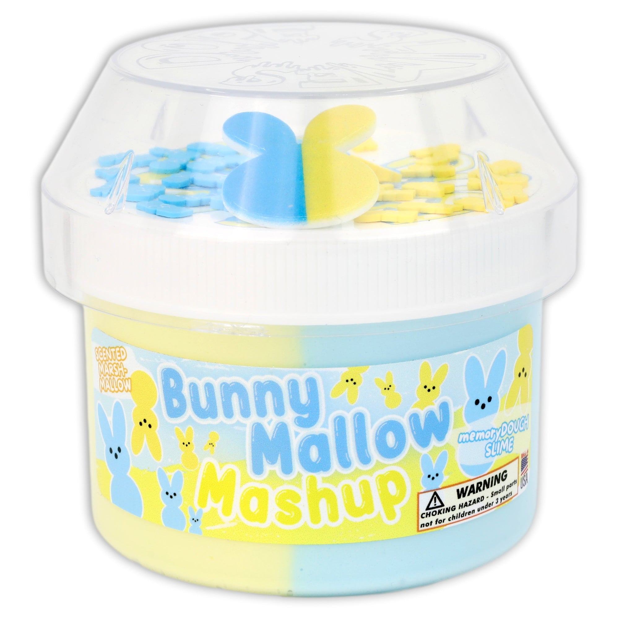Bunny Mallow Mashup Butter Slime - Shop Slime - DopeSlimes