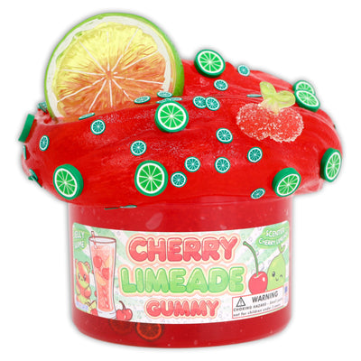 Cherry Limeade Gummy Jelly Slime - Shop Slimes - Dope Slimes