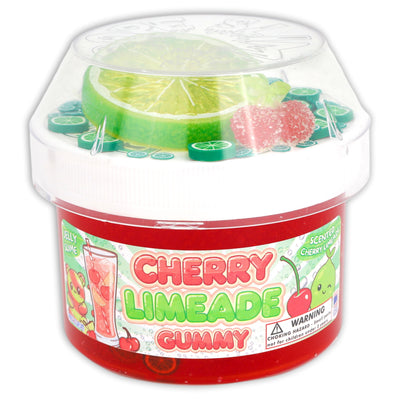 Cherry Limeade Gummy Jelly Slime - Shop Slimes - Dope Slimes