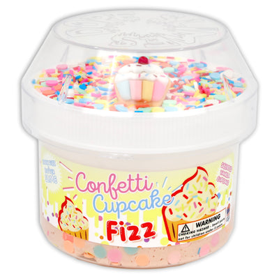 Confetti Cupcake Fizz Snowfizz Slime - Shop Slime - Dope Slimes