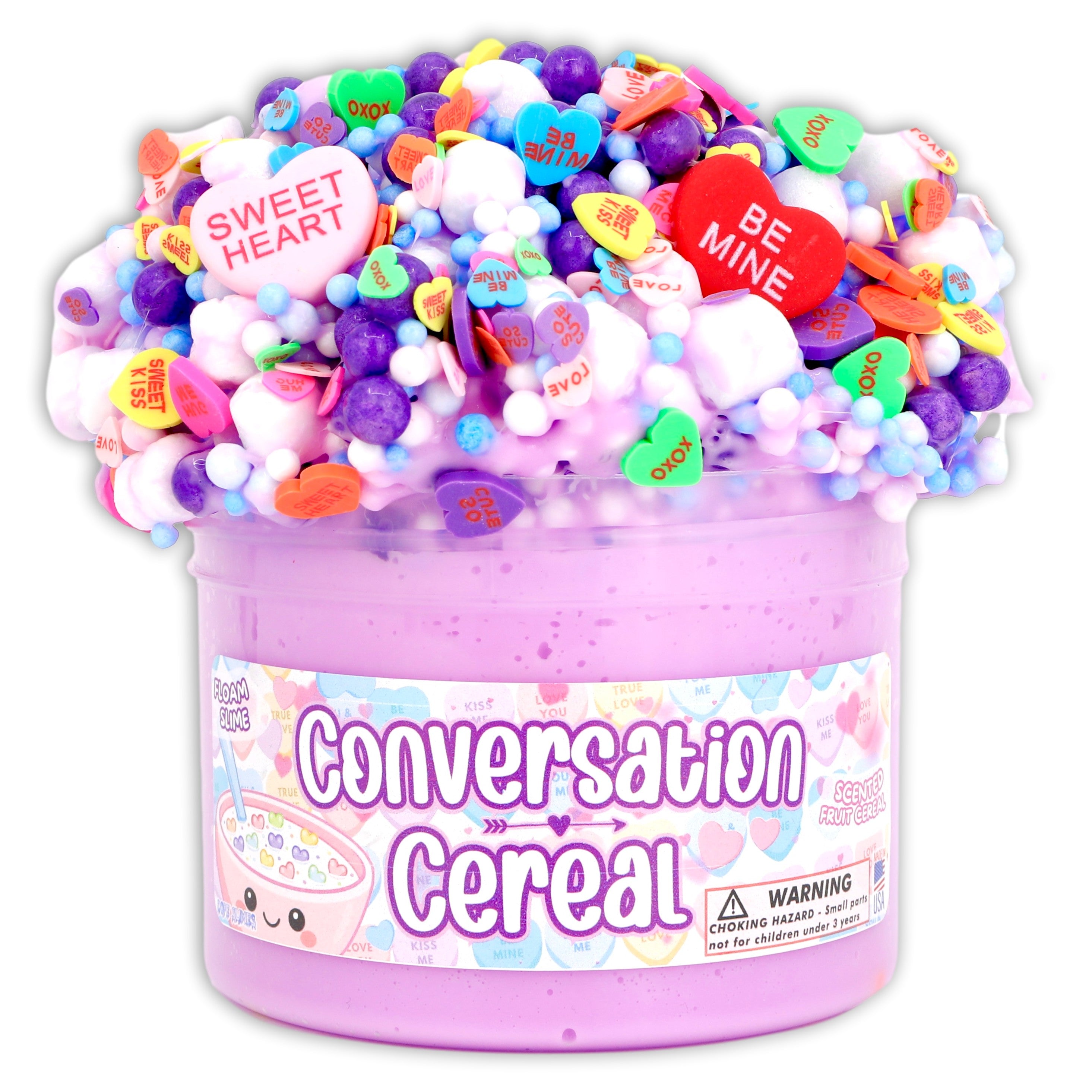 Conversation Cereal - Shop Scented Valentines Slime - Dope Slimes