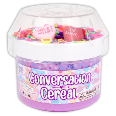 Conversation Cereal - Shop Scented Valentines Slime - Dope Slimes\