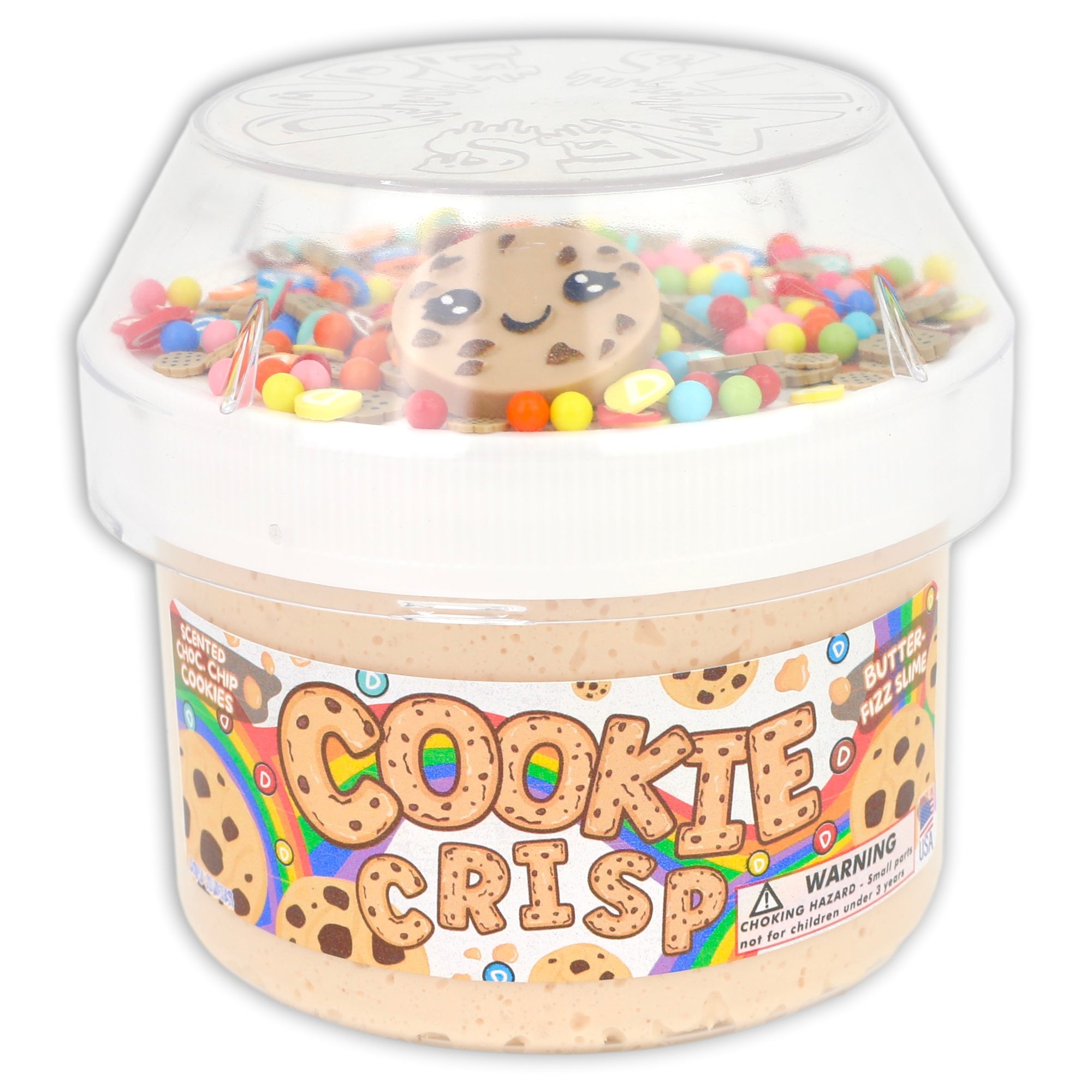 Cookie Crisp Scented Butter Fizz Slime - Shop Slimes - Dope Slimes
