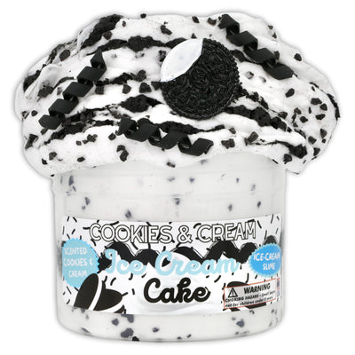 Cookies & Cream Ice-Cream Cake Scented Slime - Shop Slime - Dope Slimes