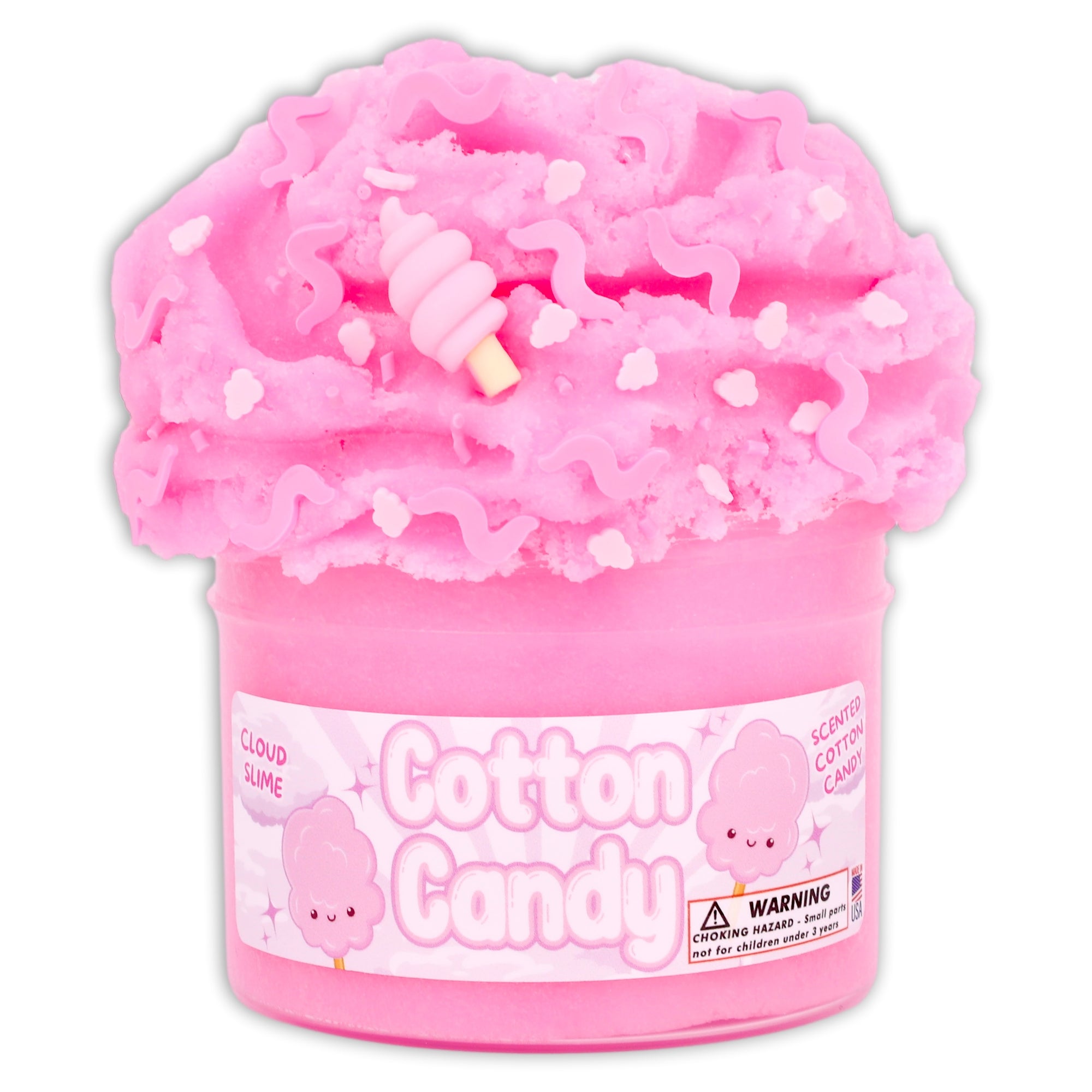 Cotton Candy Pink Scented Slime - Shop Slime - Dope Slimes