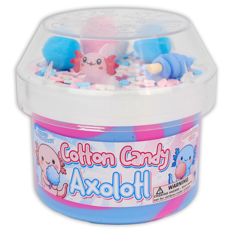 Cotton Candy Axolotl Scented memoryDOUGH Slime - Shop Slimes - Dope Slimes