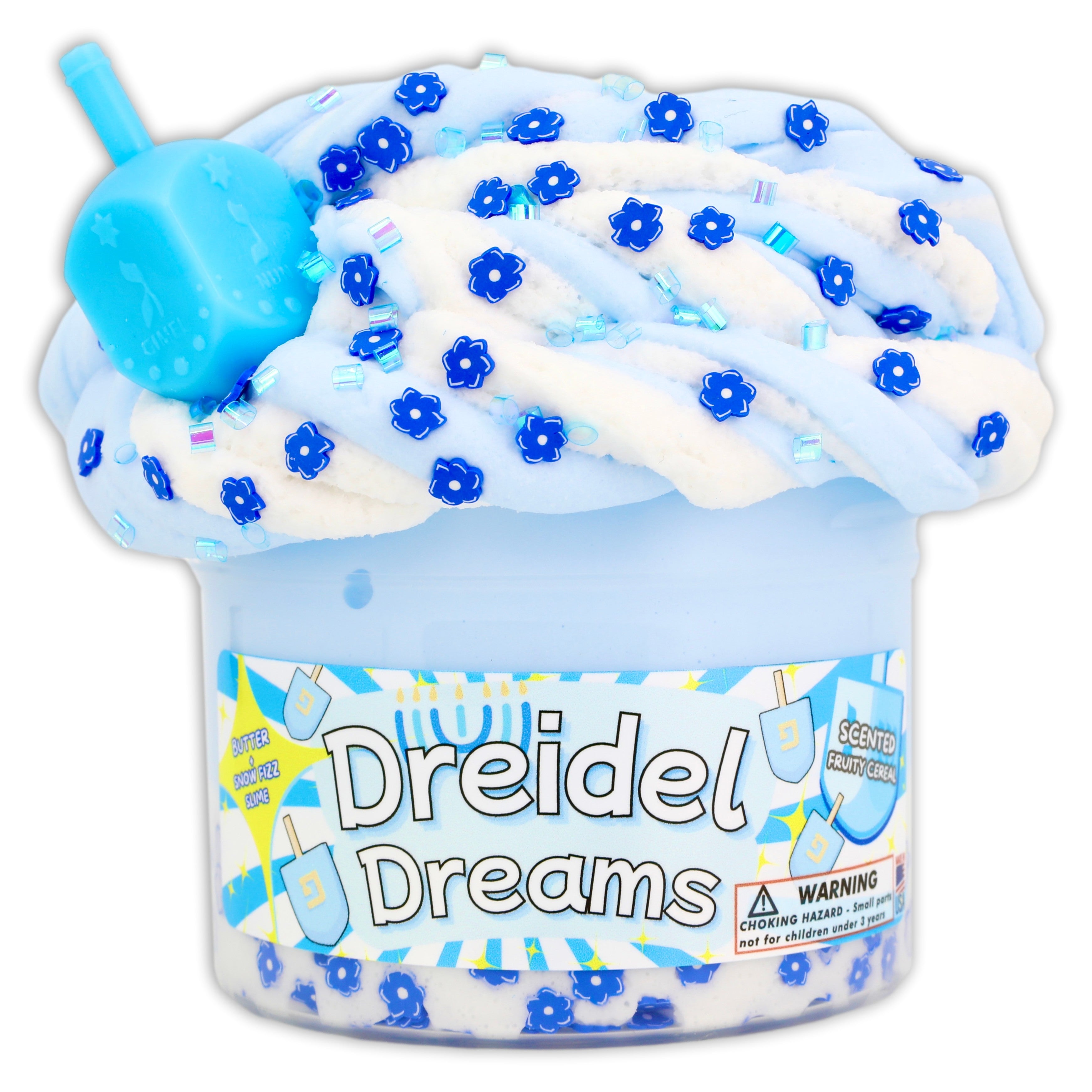 Dreidel Dreams Hybrid Slime - Shop Hannukah Slimes - Dope Slimes