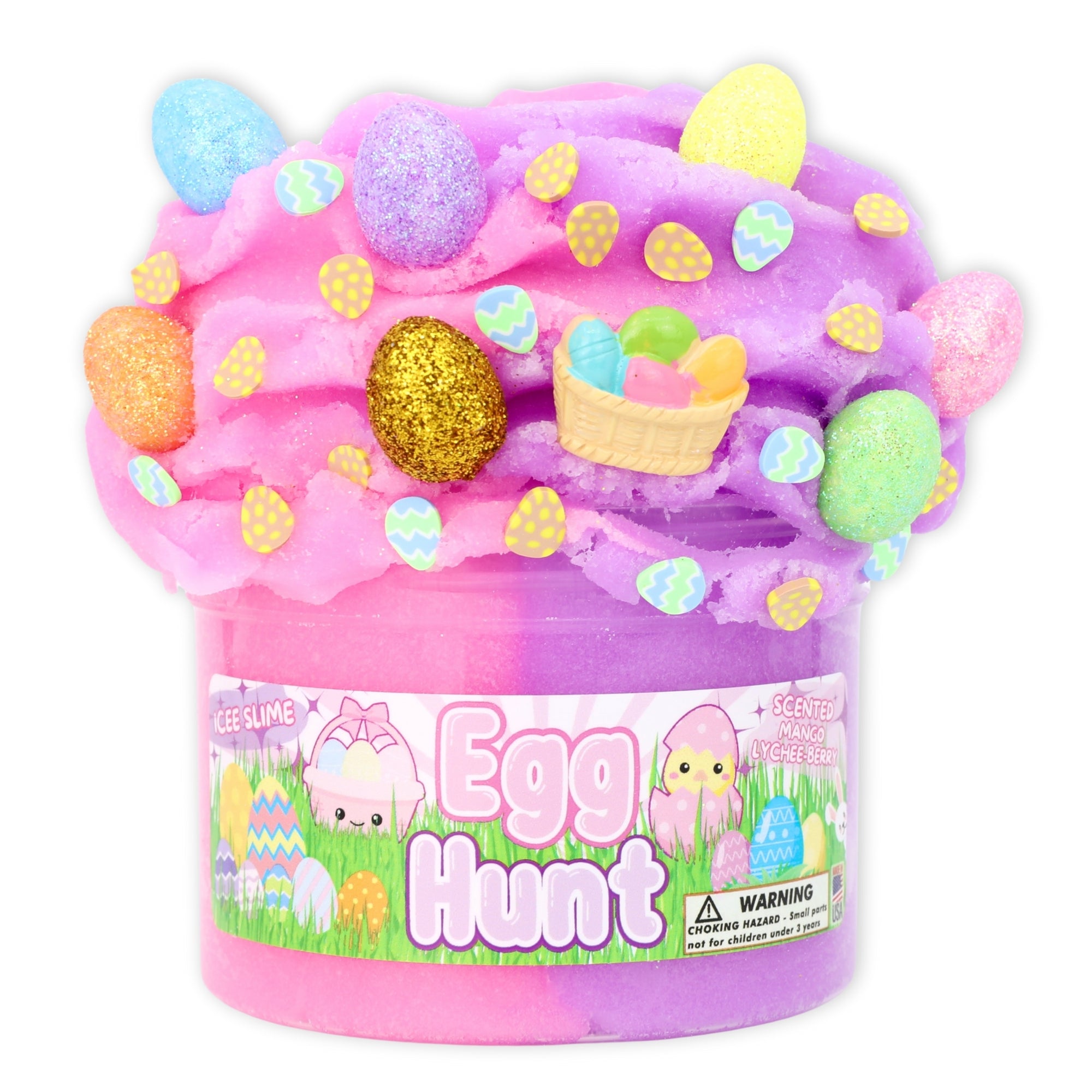 Egg Hunt Icee Easter Slime - Shop Easter Slime - DopeSlimes
