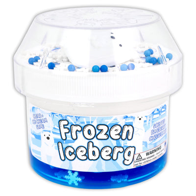 Frozen Iceberg Hybrid Slime - Shop Christmas Slimes - Dope Slimes