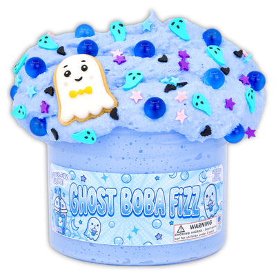 Ghost Boba Fizz Scented Slime - Shop Slimes - DOPESLIMES