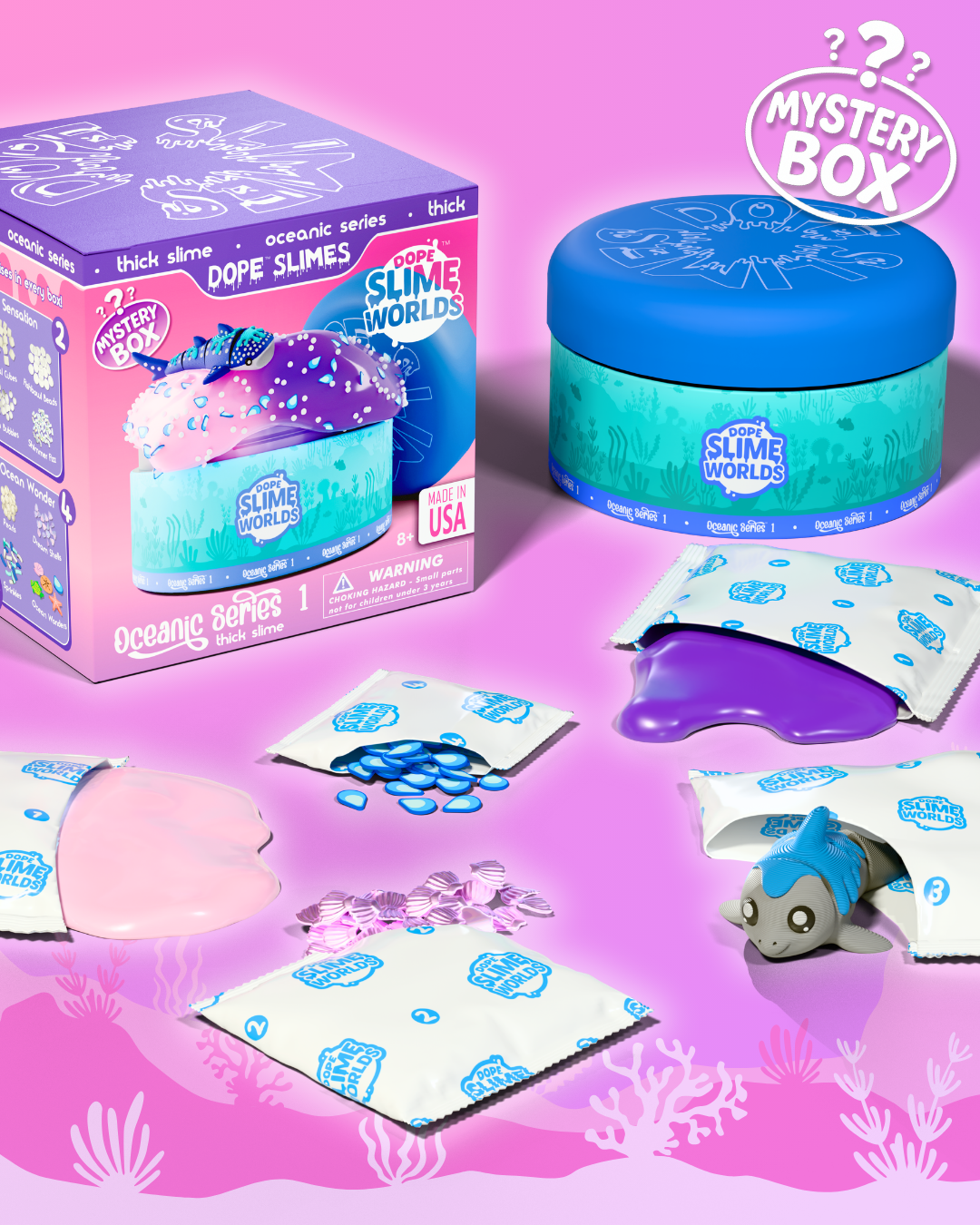 Dope Slime Worlds™ - Oceanic Series - Slime Blind Box