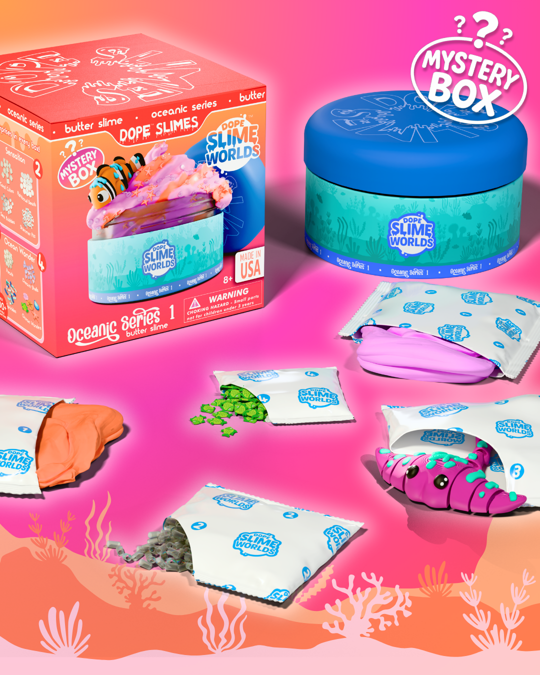 Dope Slime Worlds™ - Oceanic Series - Slime Blind Box