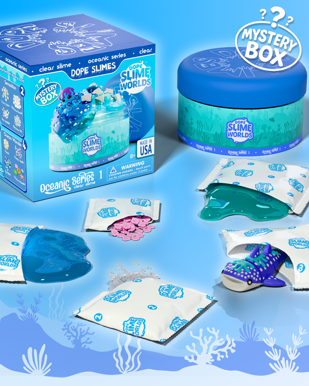 Dope Slime Worlds™ - Oceanic Series - Slime Blind Box