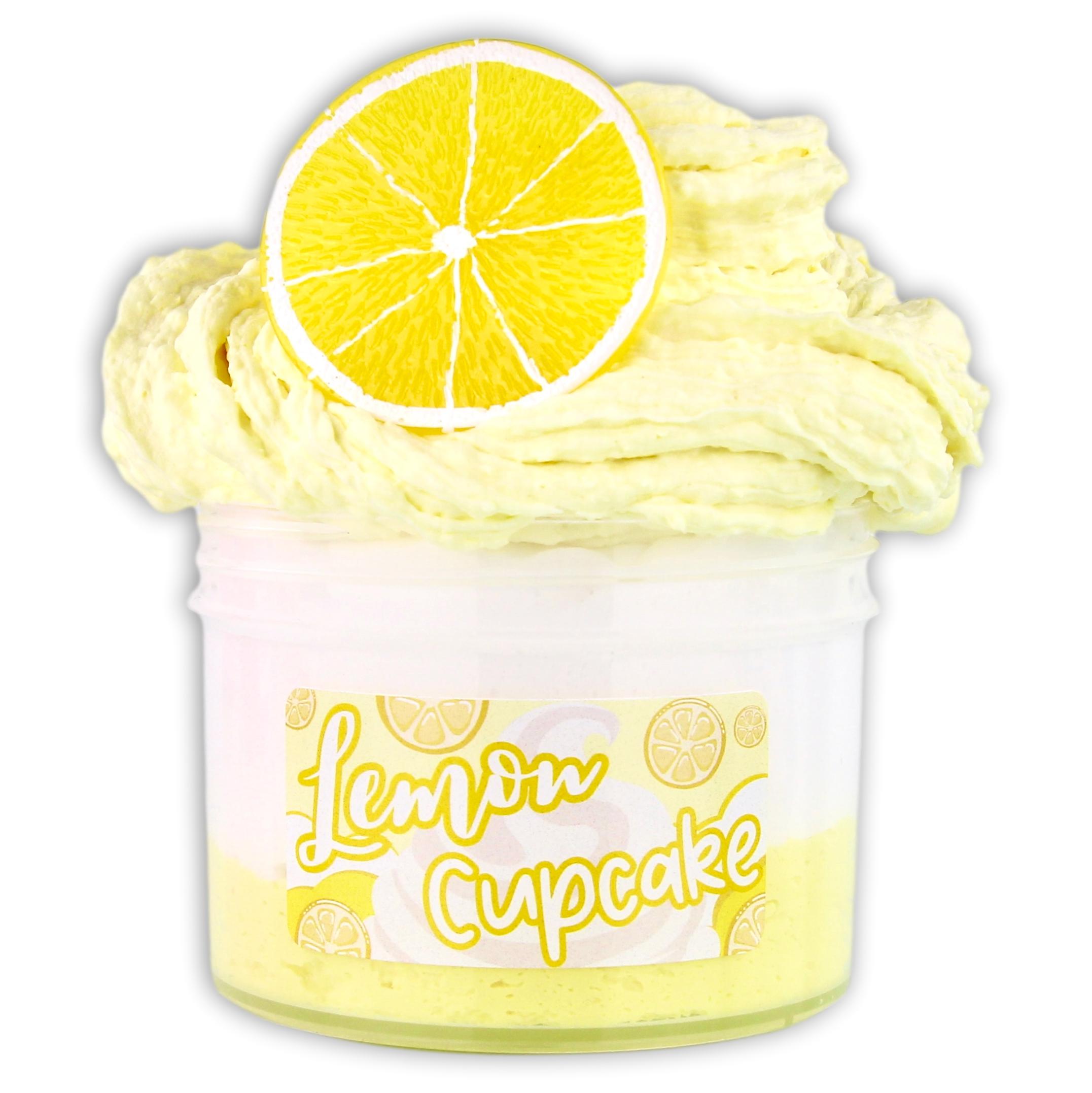 Lemon Cupcake Unique Textured Slime - Shop Slime - Dope Slimes