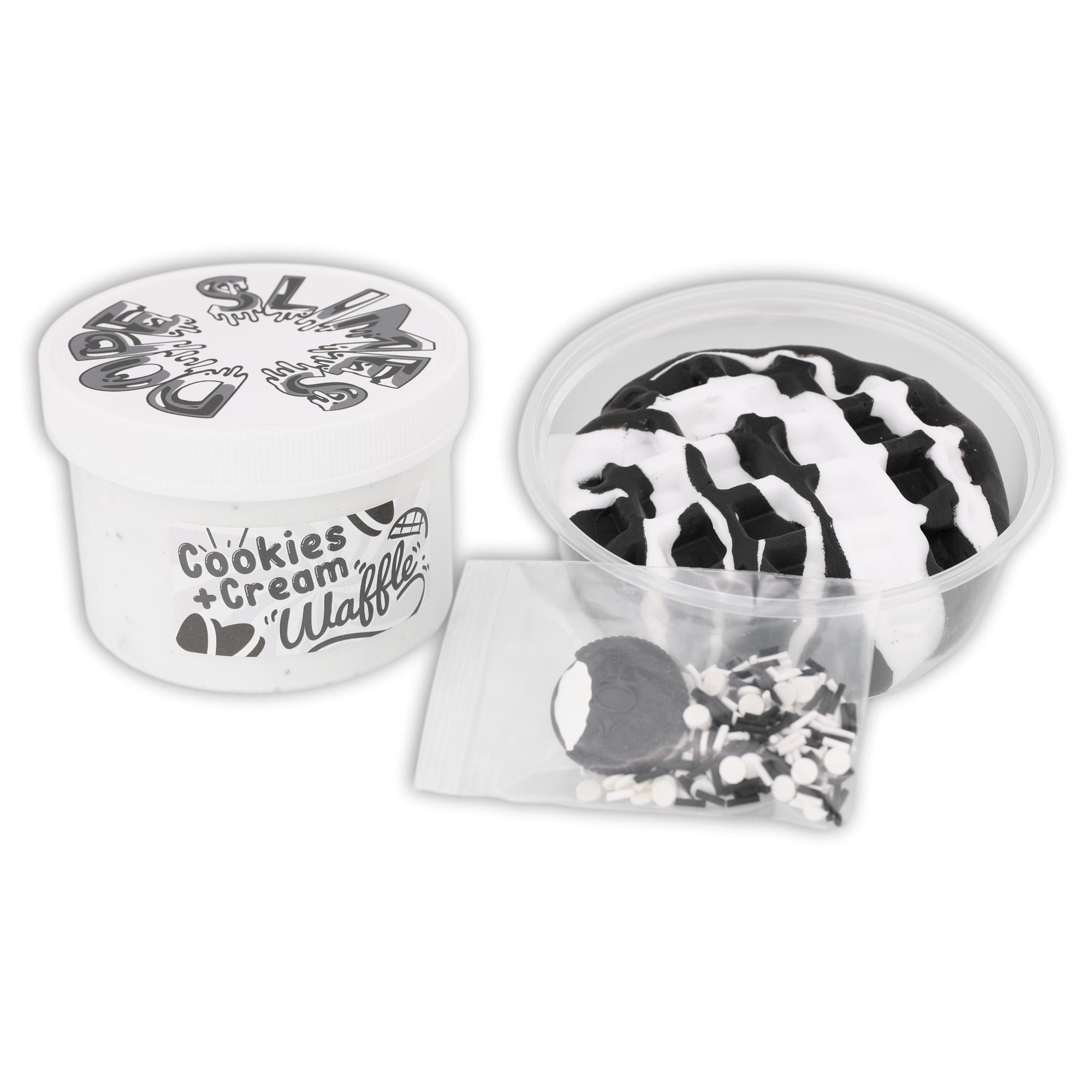 Cookies + Cream "Waffle" DIY Slime - Shop Slime - Dope Slimes