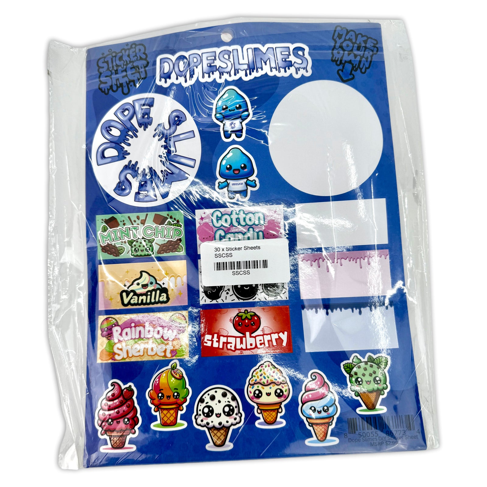 30 x Sticker Sheets - Wholesale Set