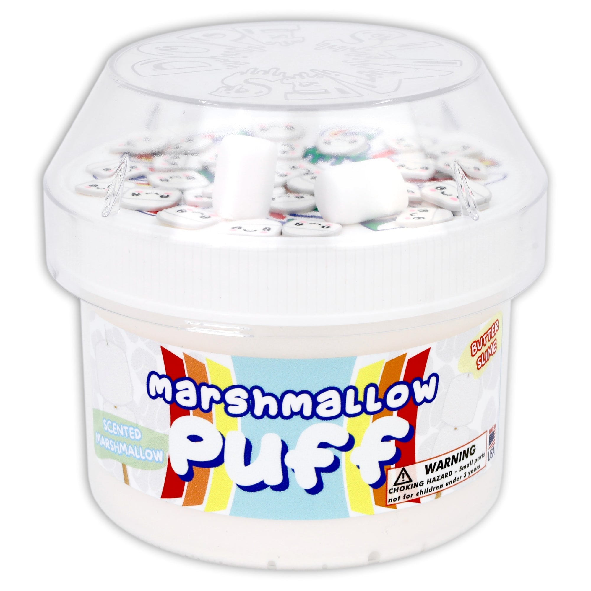 Marshmallow Puff Scented Butter Slime - Shop Slime - Dope Slimes