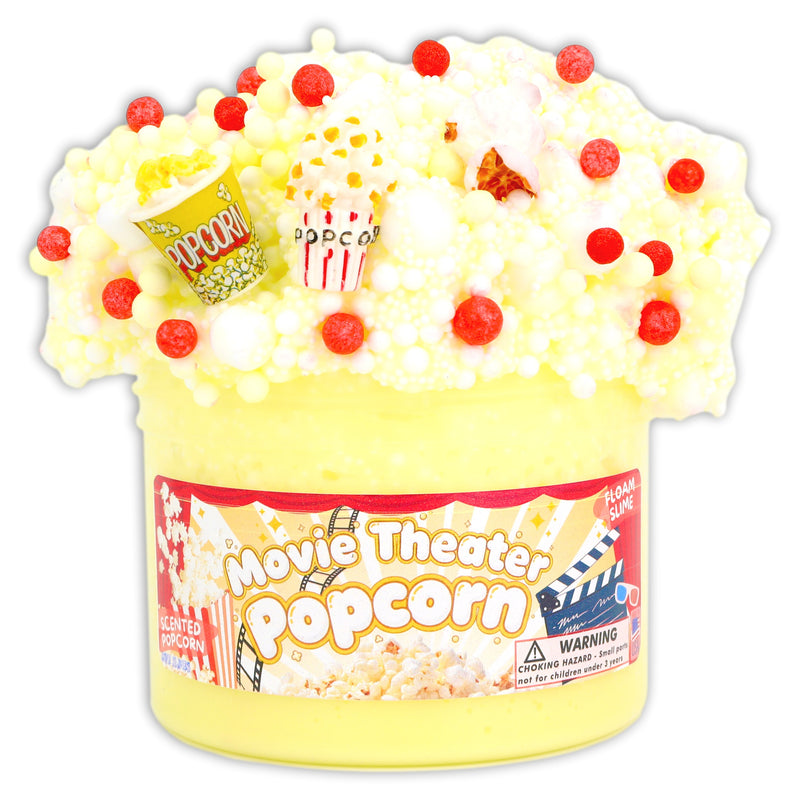 Movie Theater Popcorn Floam Slime - Shop Slimes - Dope Slimes