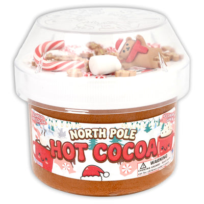 North Pole Hot Cocoa Ice-Cream Slime - Shop Christmas Slimes - DopeSlime