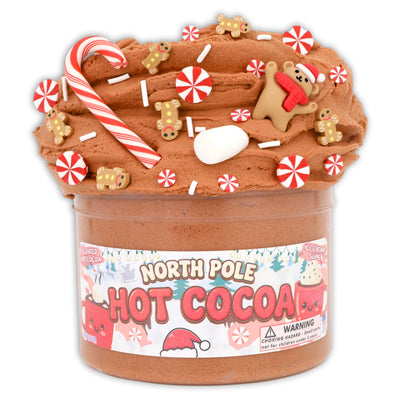 North Pole Hot Cocoa Ice-Cream Slime - Shop Christmas Slimes - DopeSlime