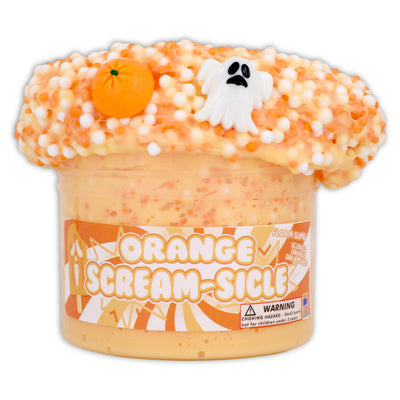 Orange Scream-Sicle Halloween Slime - Shop Slimes - DOPESLIMES