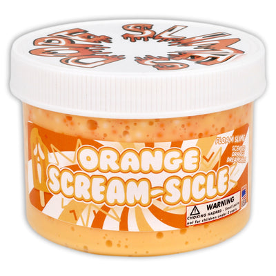 Orange Scream-Sicle Halloween Slime