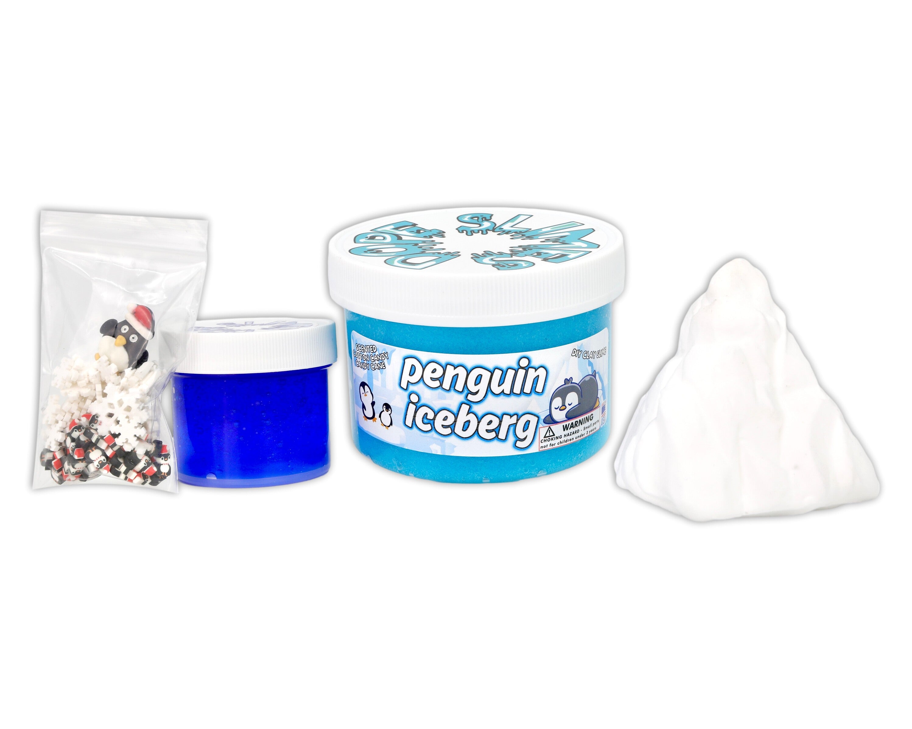 Penguin Iceberg DIY Kit Set Slime - Shop Christmas Slimes