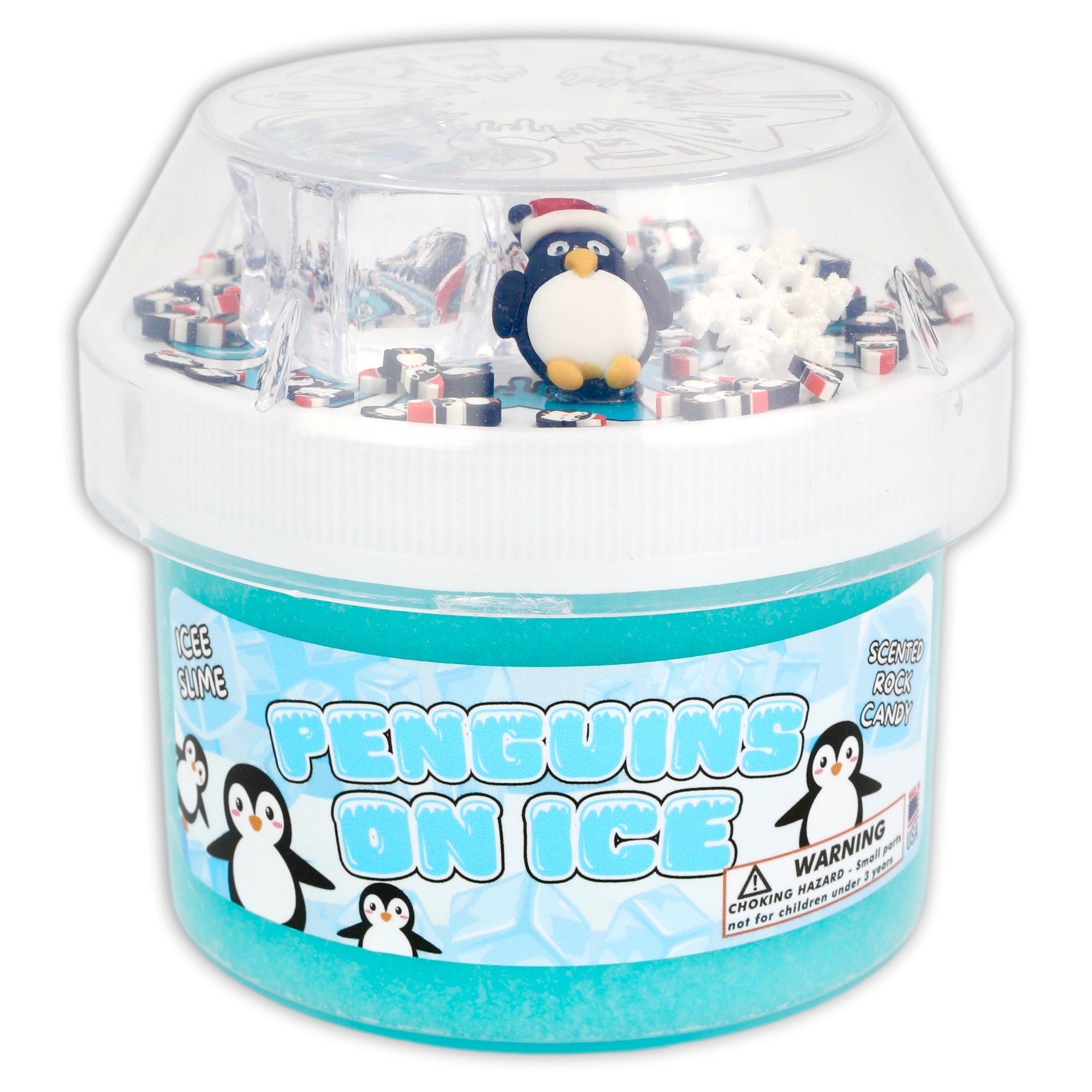 Penguins On Ice Icee Slime - Shop Christmas Slimes - Dope Slimes