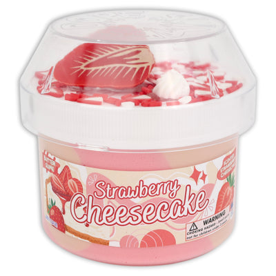 Strawberry Cheesecake Scented Butter Slime - Shop Slimes - Dope Slimes