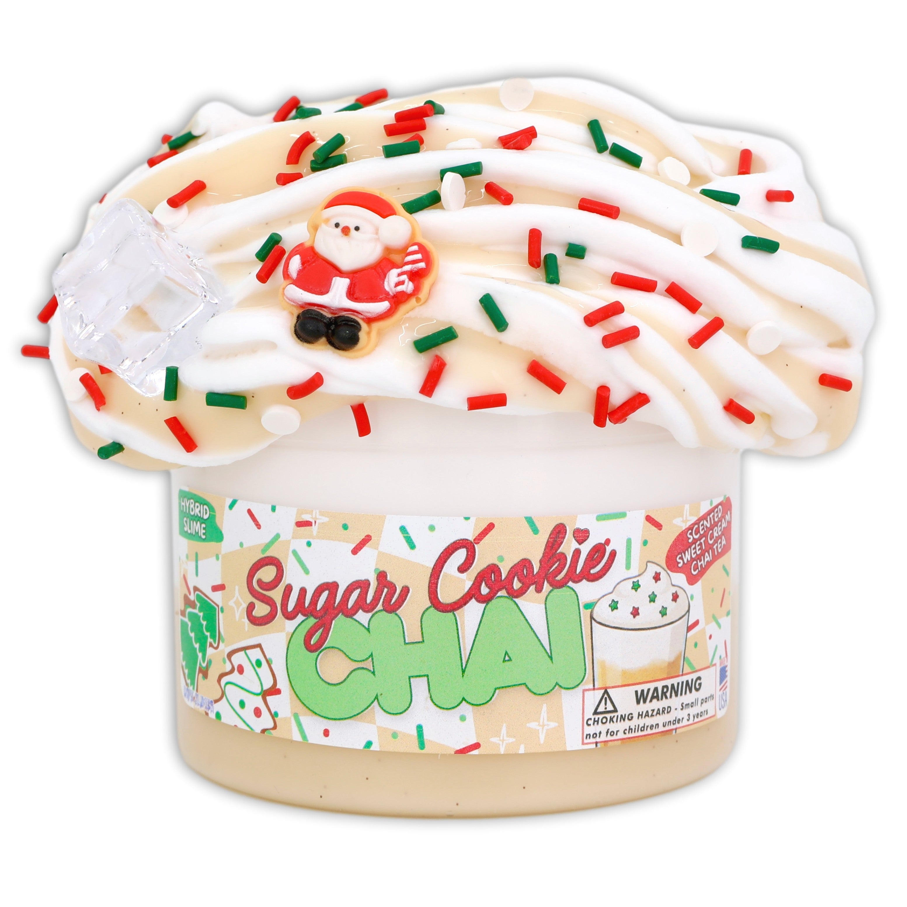 Sugar Cookie Chai Scented Hybrid Slime - Shop Holiday Slimes - DopeSlime