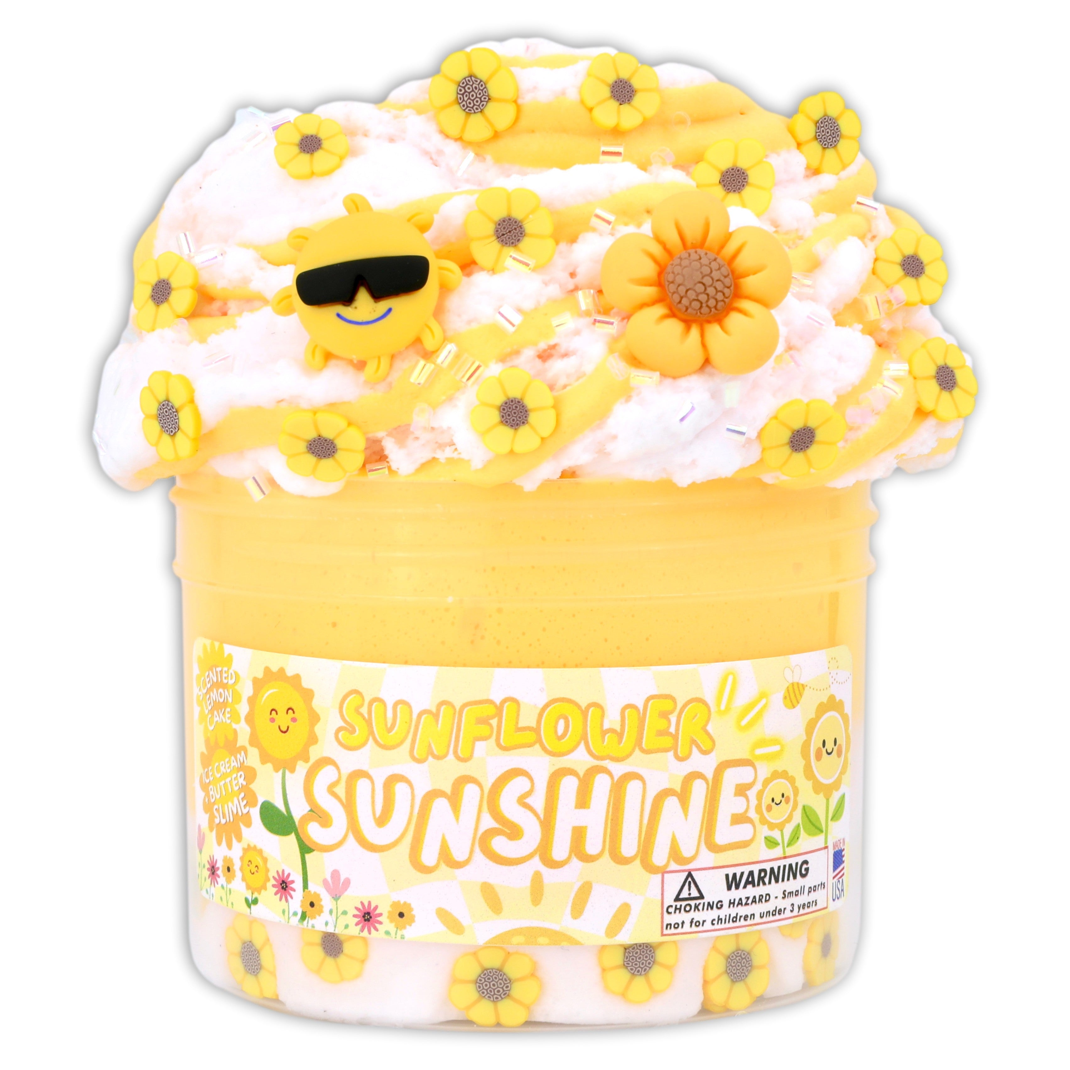 Sunflower Sunshine Slime Scented - Buy Slime - Dope Slimes Shop