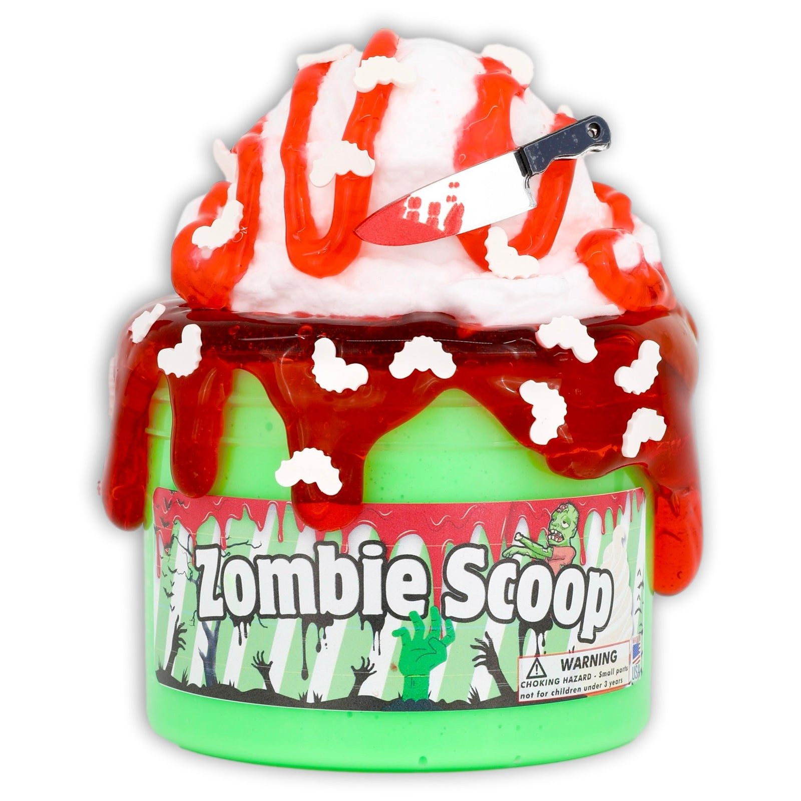 Zombie Scoop DIY Halloween Slime - Shop Slimes - DOPESLIMES