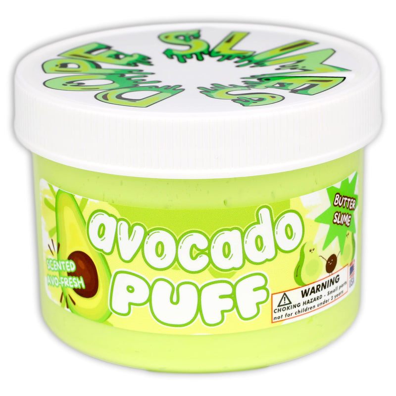 Avocado Puff Butter Slime - Shop Slime - Dope Slimes