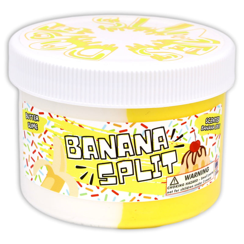 Banana Split Butter Slime - Shop Slime - Dope Slimes