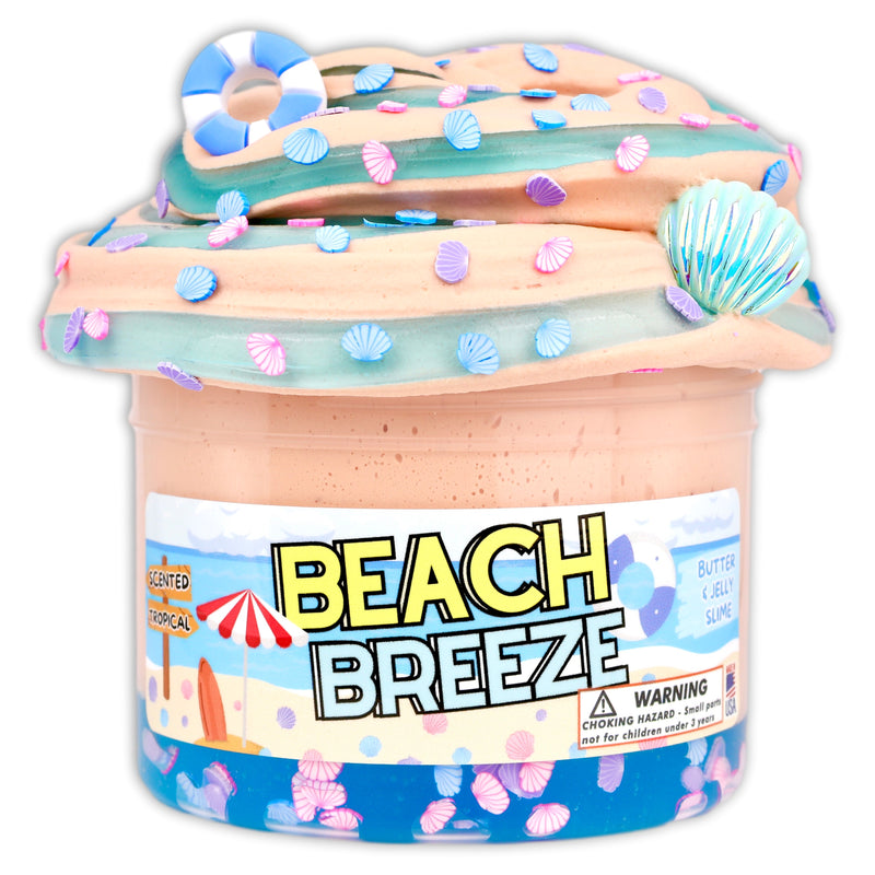 Beach Breeze Butter Clear Slime - Shop Slime - Dope Slimes