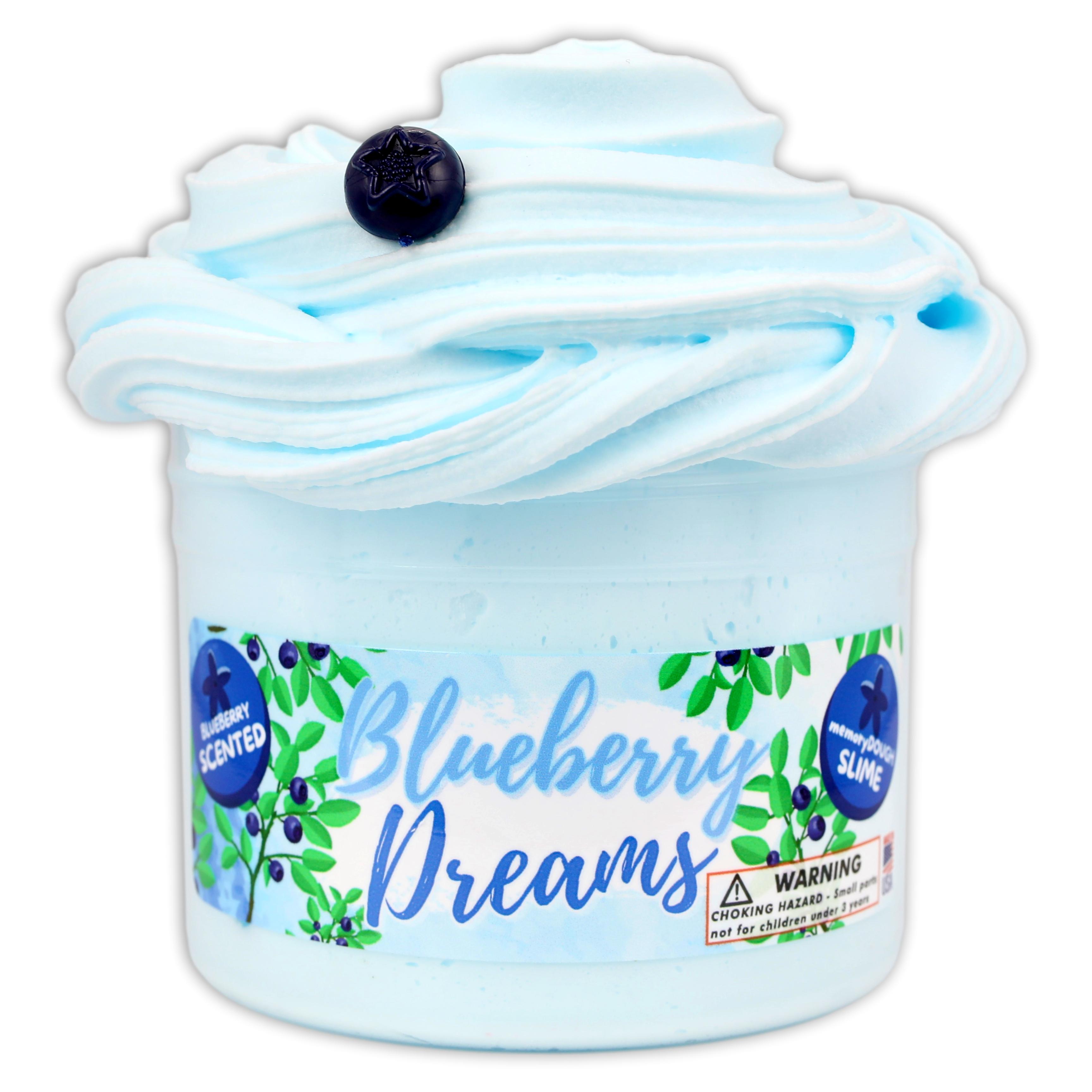 Blueberry Dreams memoryDOUGH Slime - Shop Slime - Dope Slimes