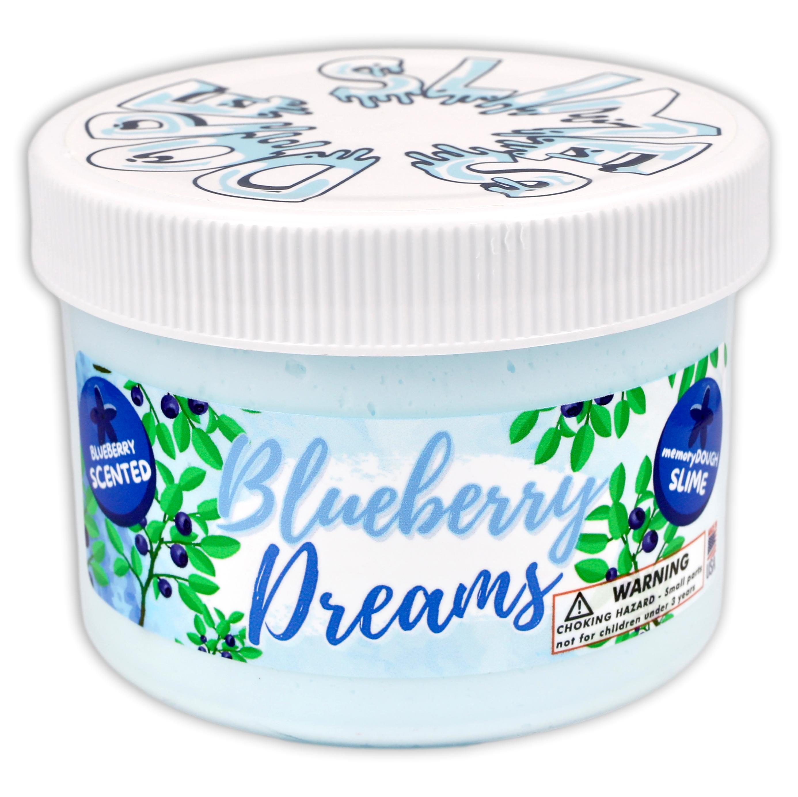 Blueberry Dreams memoryDOUGH Slime - Shop Slime - Dope Slimes