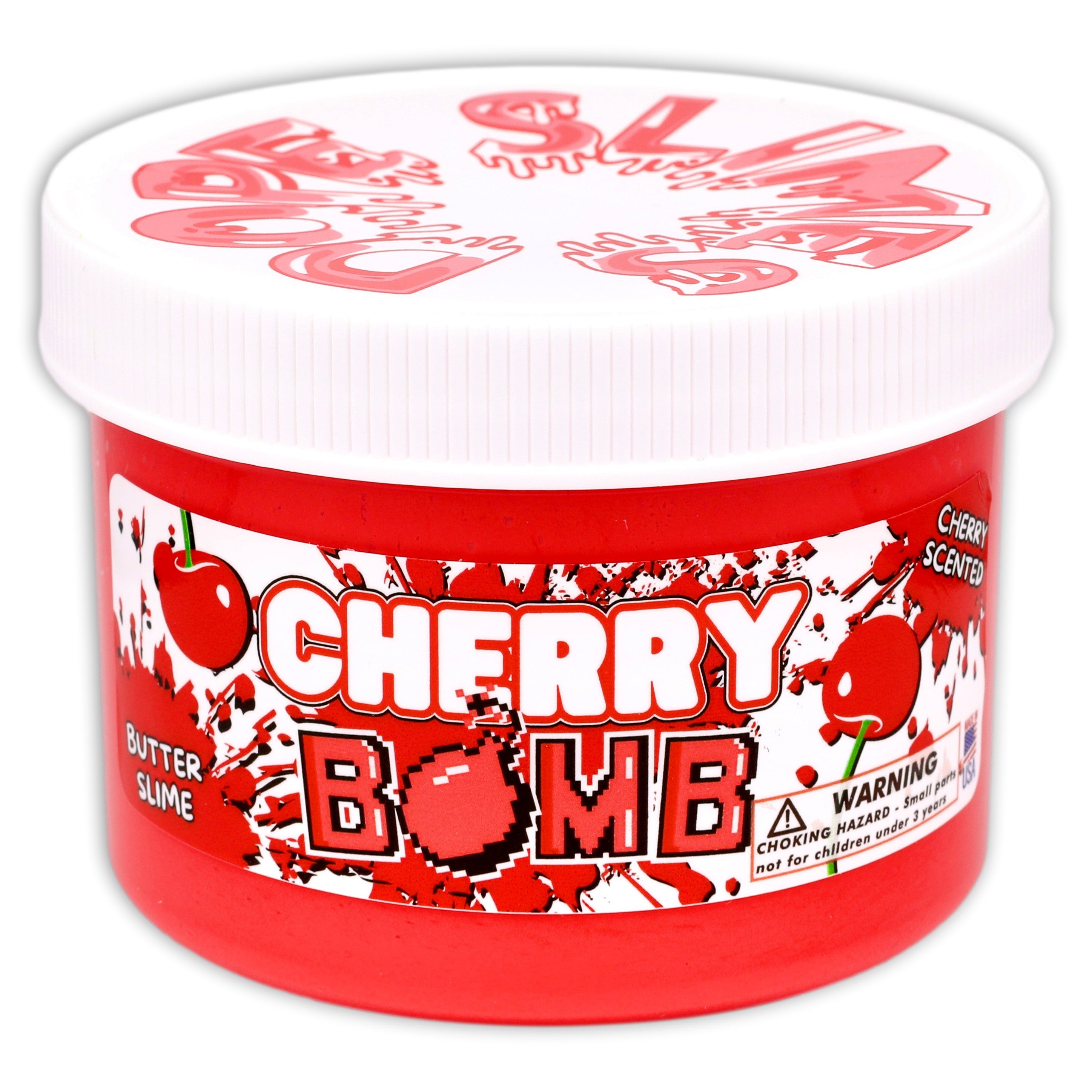 Cherry Bomb Butter Slime Scented - Buy Slime Here - DopeSlimes Shop