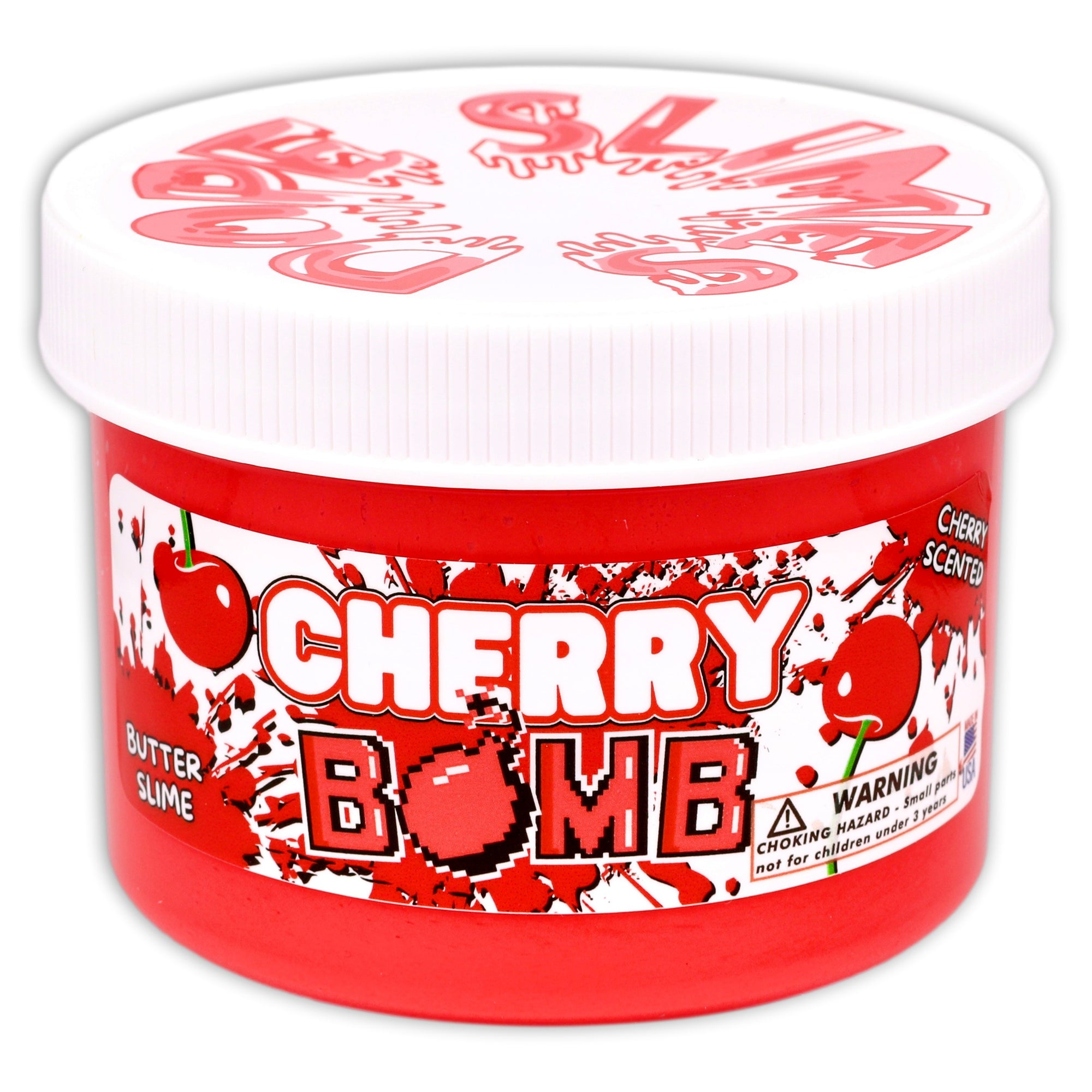 Cherry Bomb Butter Slime Scented - Buy Slime Here - Dope Slimes Shop