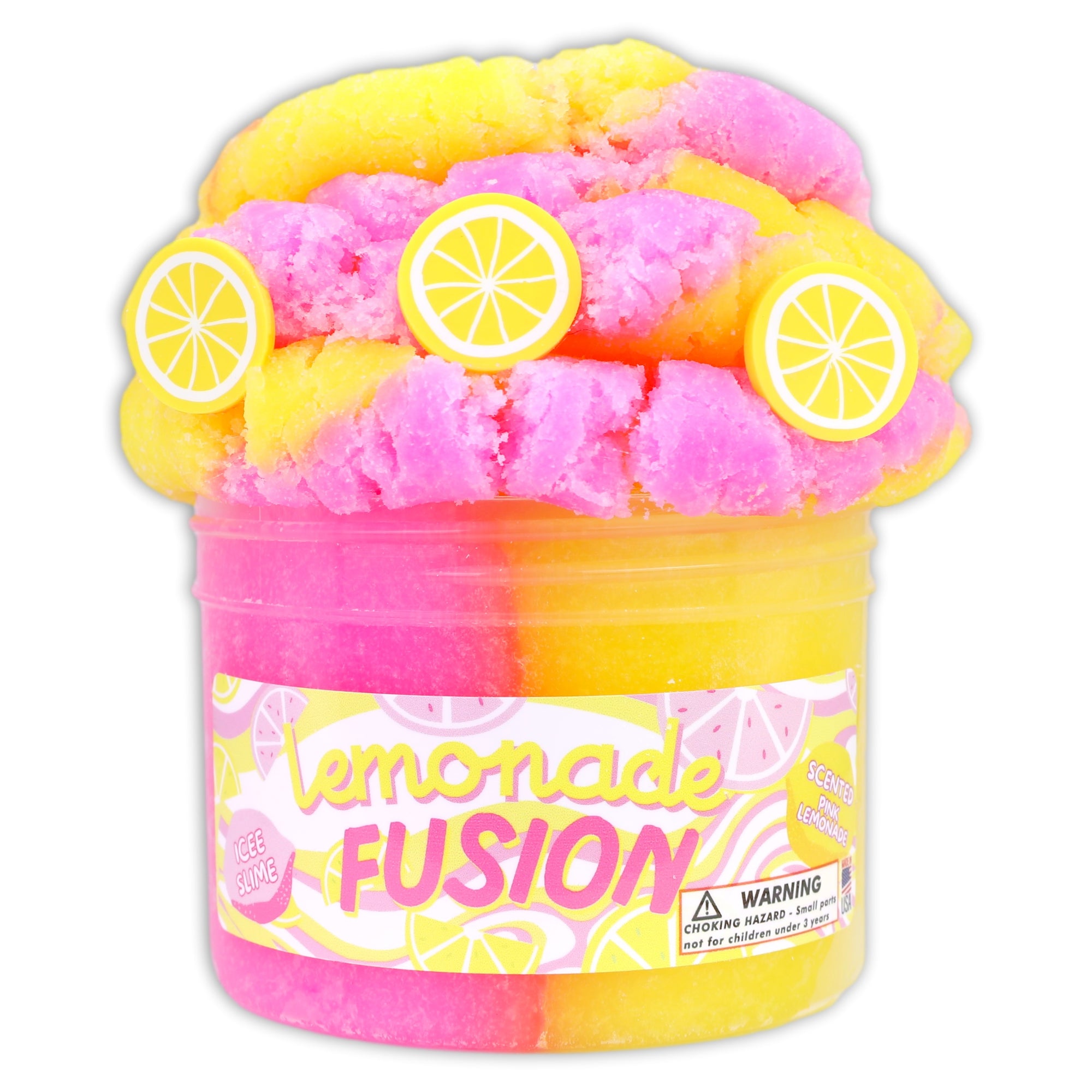 Lemonade Fusion Icee Slime - Shop Slime - Dope Slimes