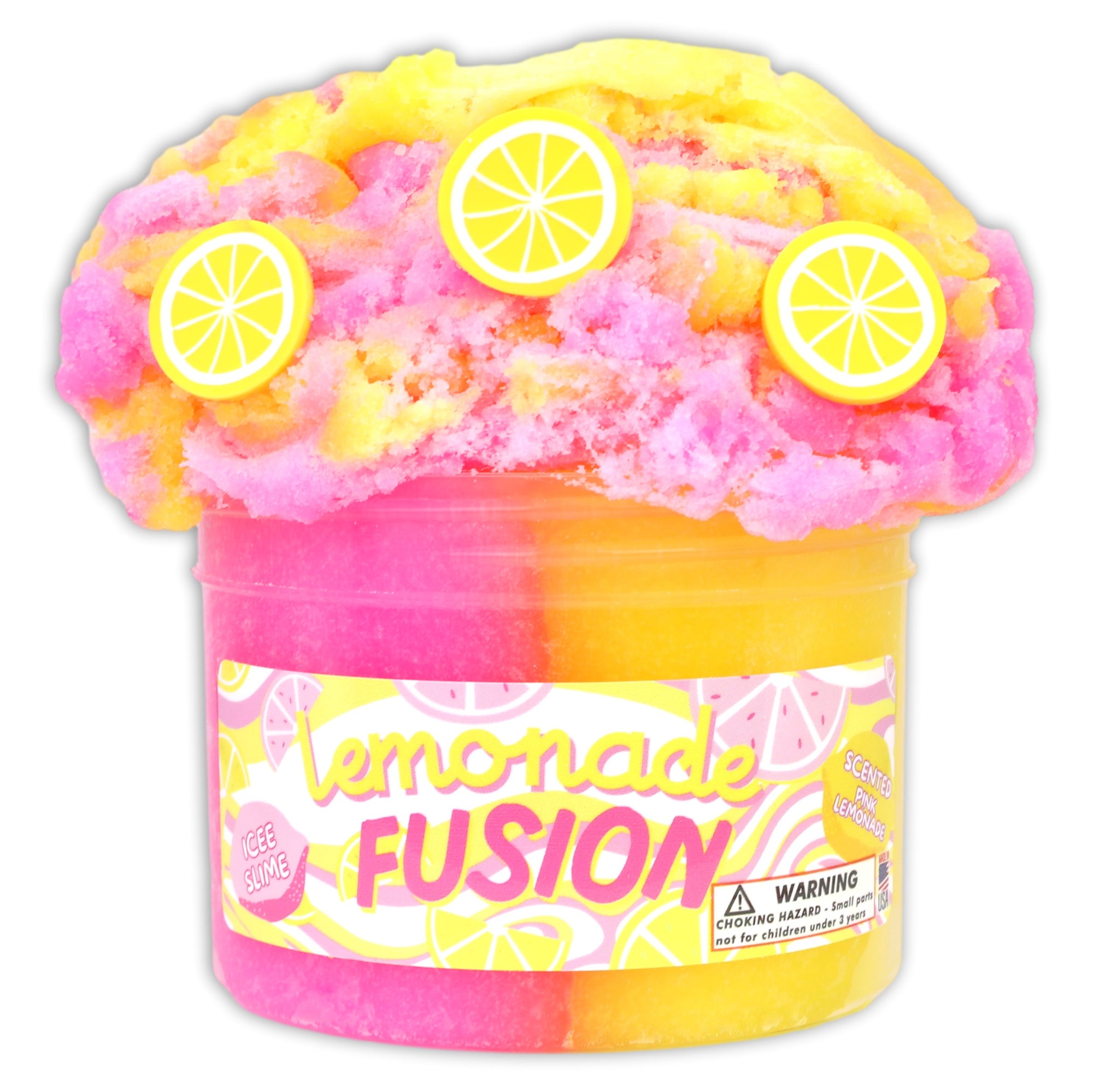 Lemonade Fusion Icee Slime - Shop Slime - Dope Slimes