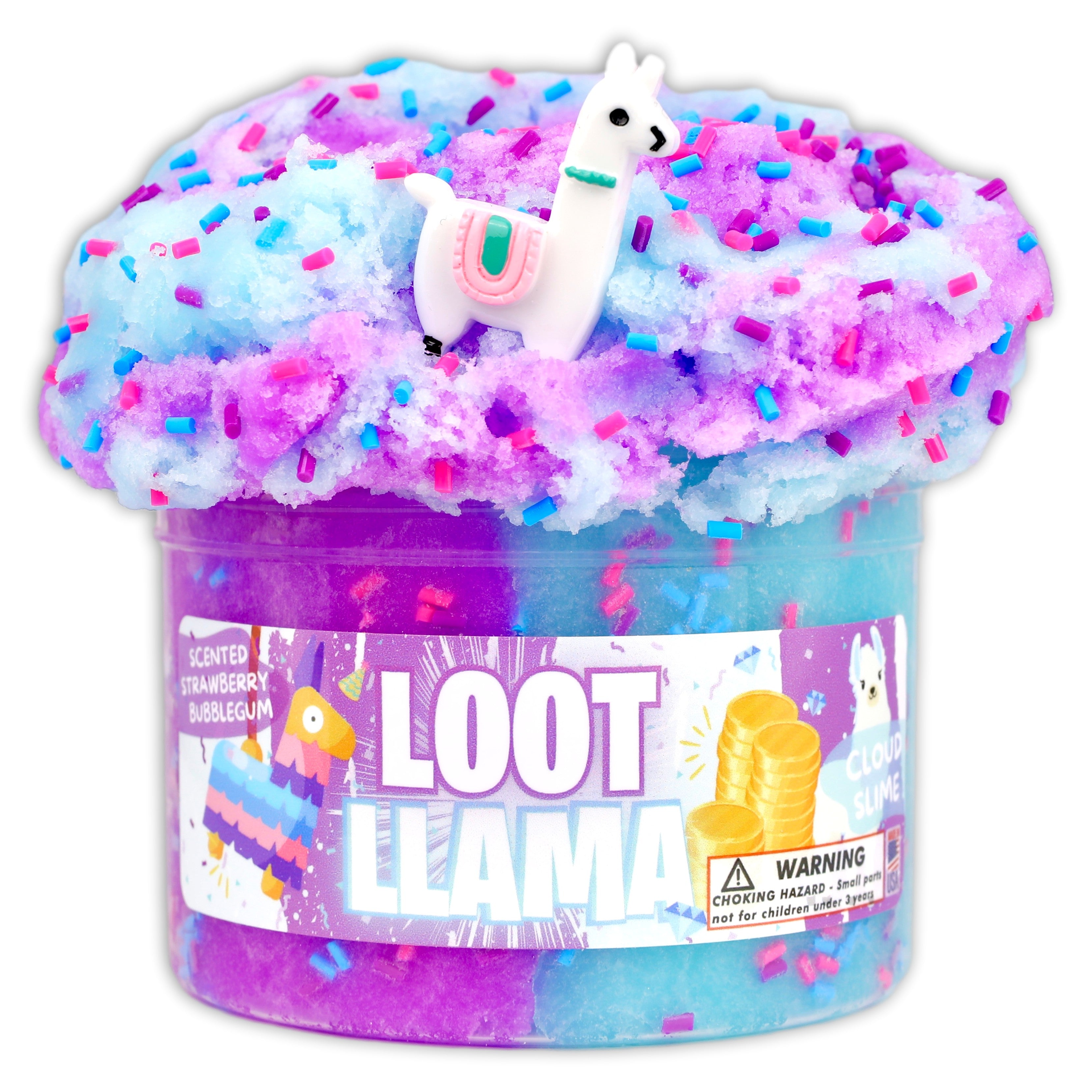 Loot Llama Cloud Slime - Shop Slime - Dope Slimes