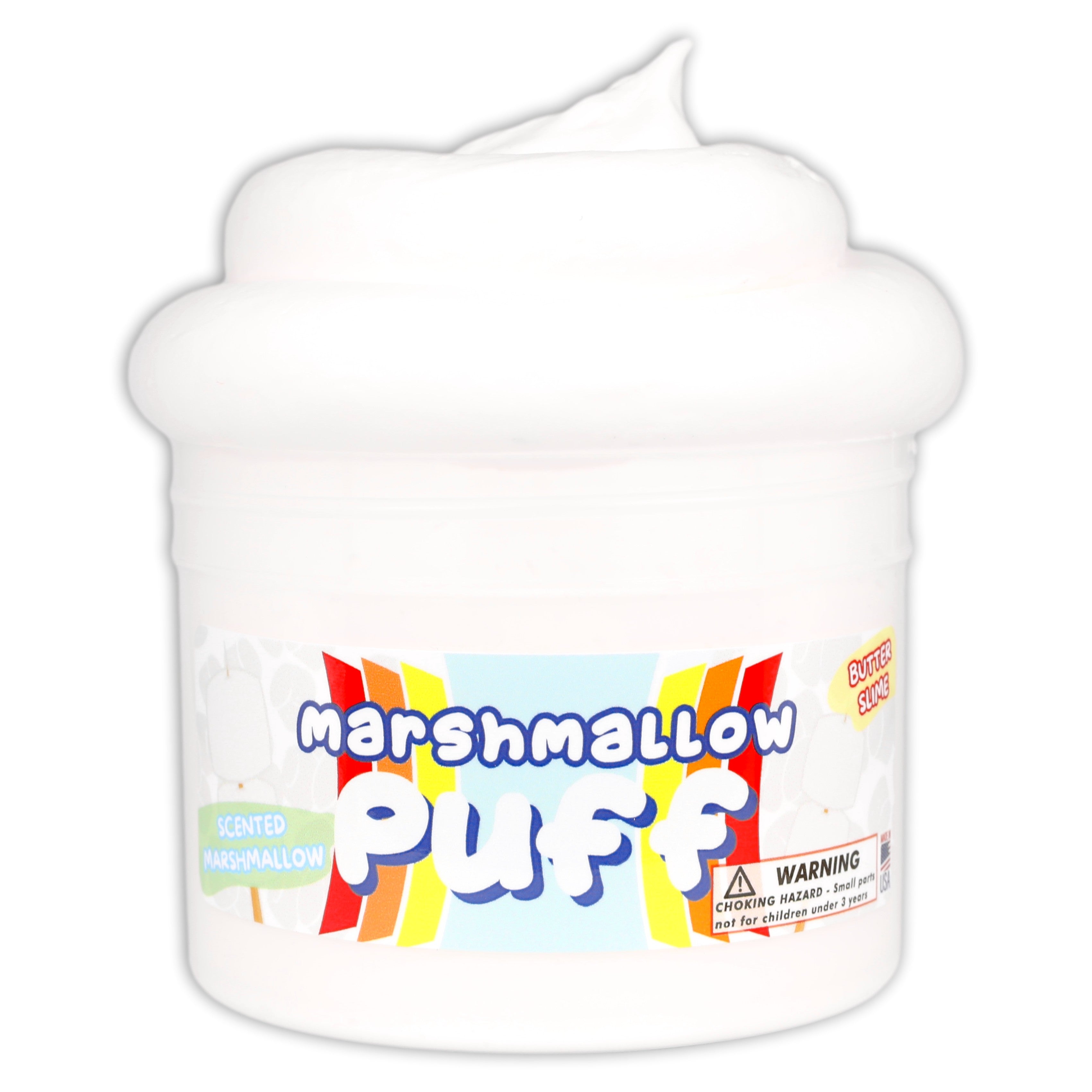 Marshmallow Puff Butter Slime - Shop Slime - Dope Slimes