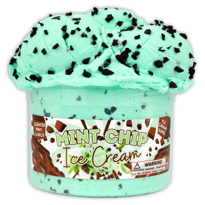 Mint Chip Ice-Cream Slime - Shop Slime - Dope Slimes