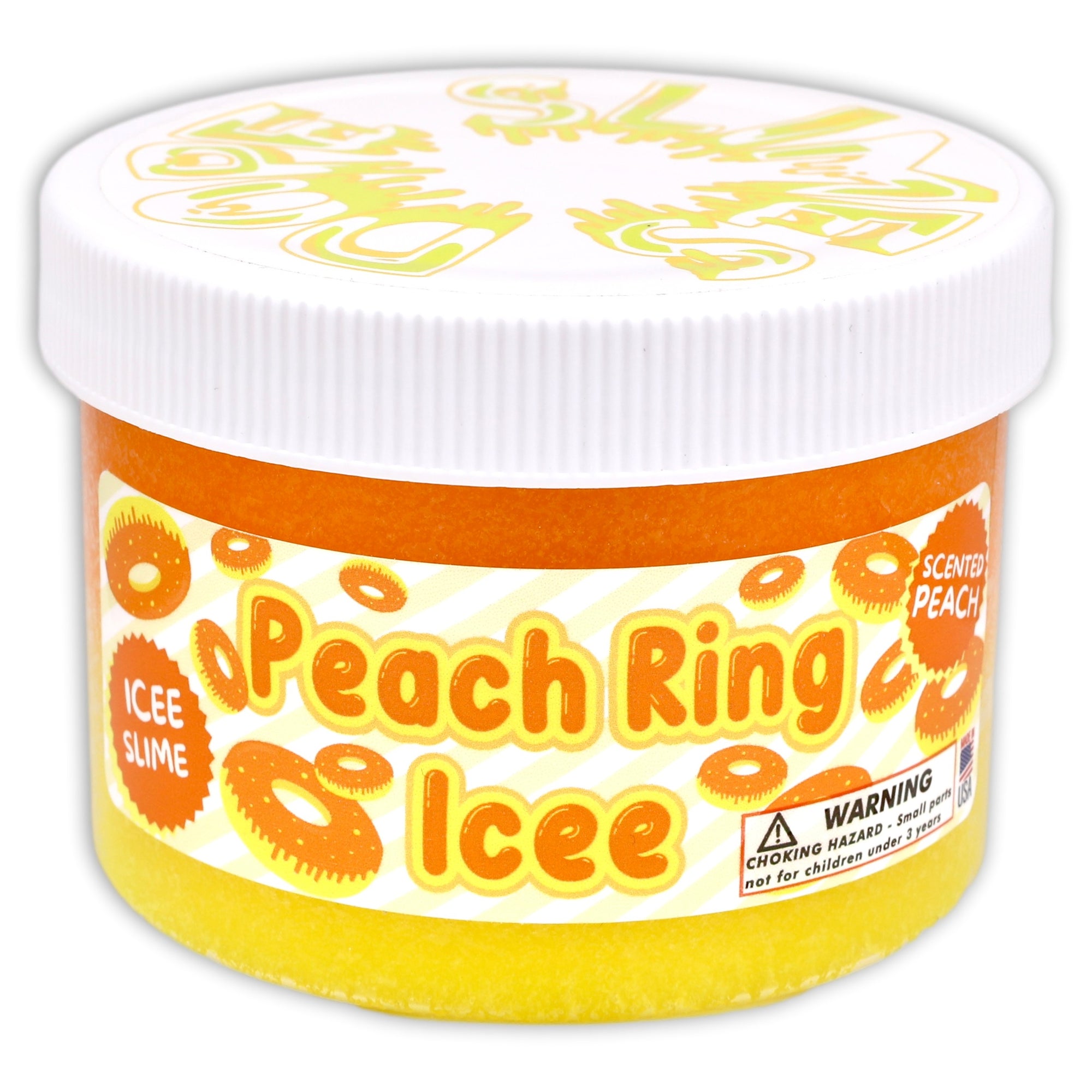 Peach Ring Icee Slime - Shop Slime - Dope Slimes