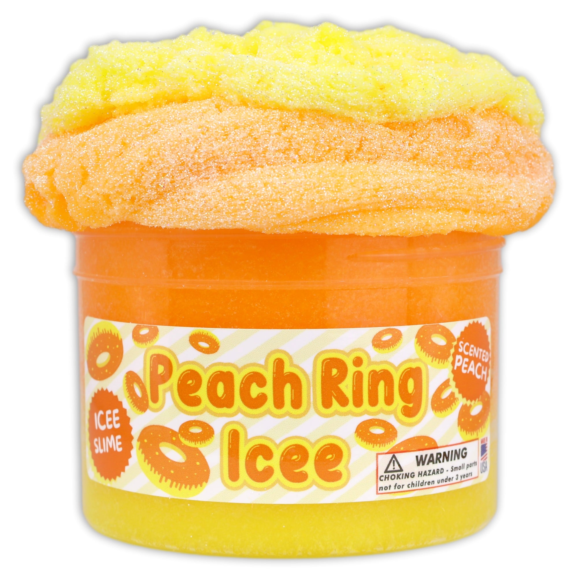 Peach Ring Icee Slime - Shop Slime - Dope Slimes