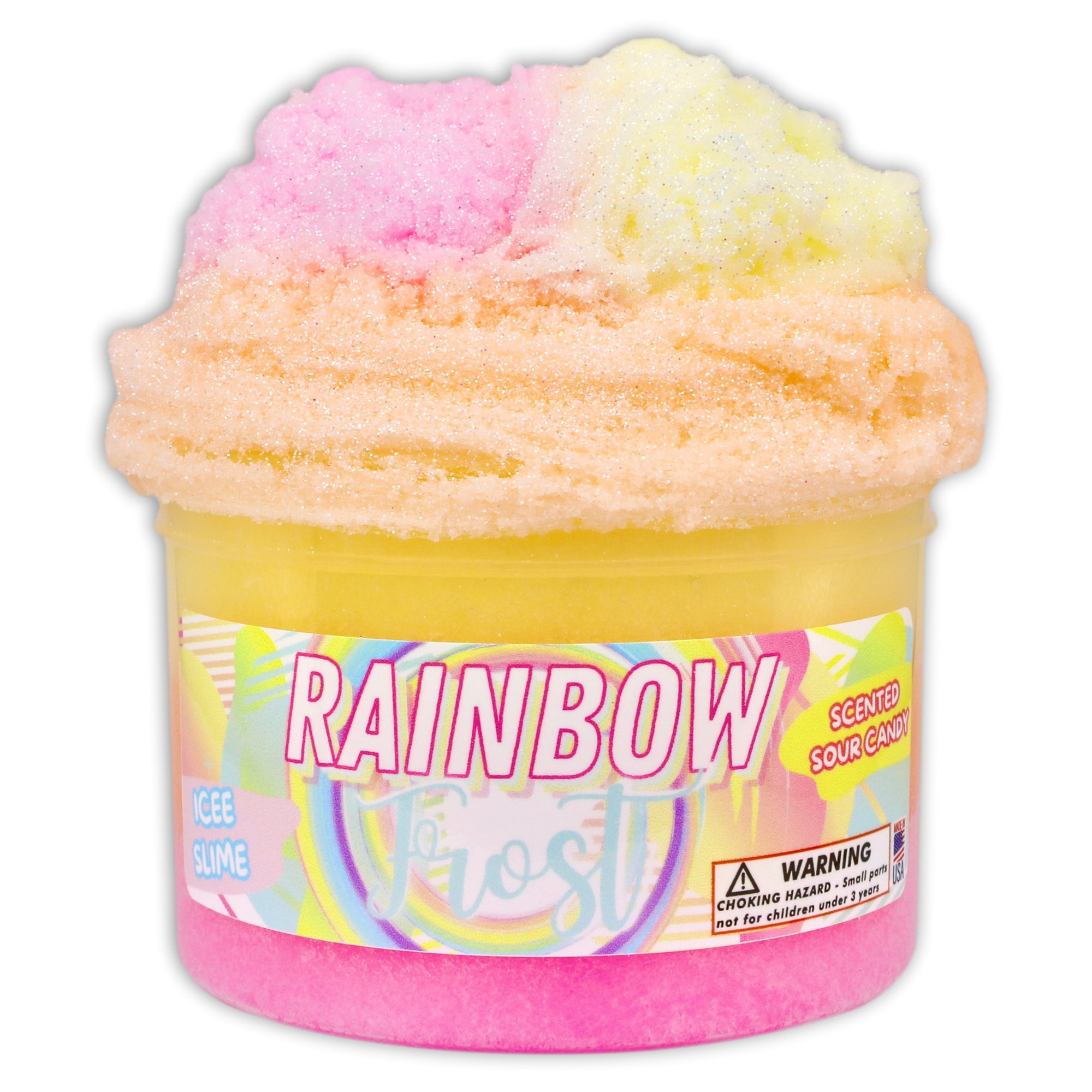 Rainbow Frost Icee Slime - Shop Slime - Dope Slimes