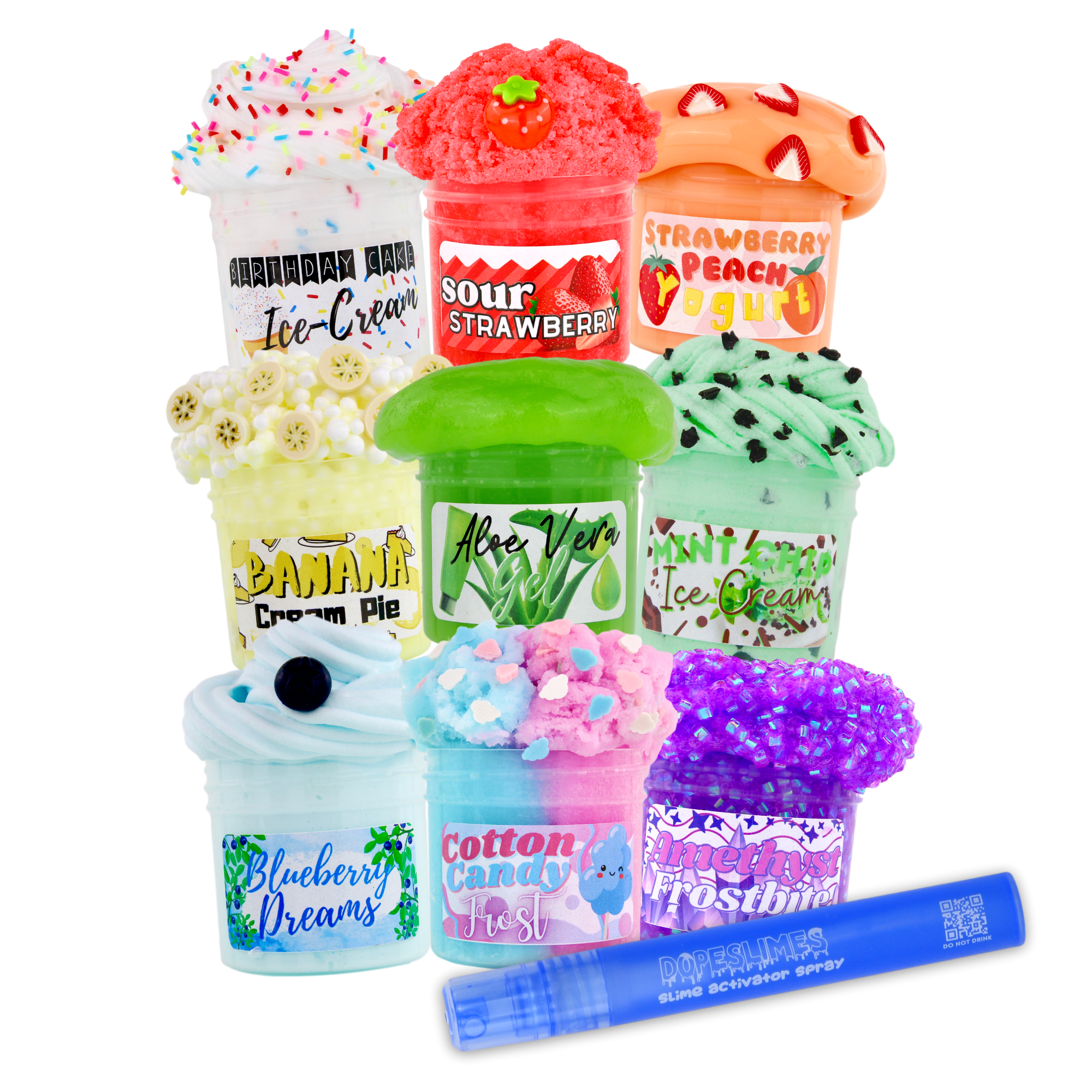 Slime Collection Find Your Slime Texture - Slime Texture Guide - Dope Slimes