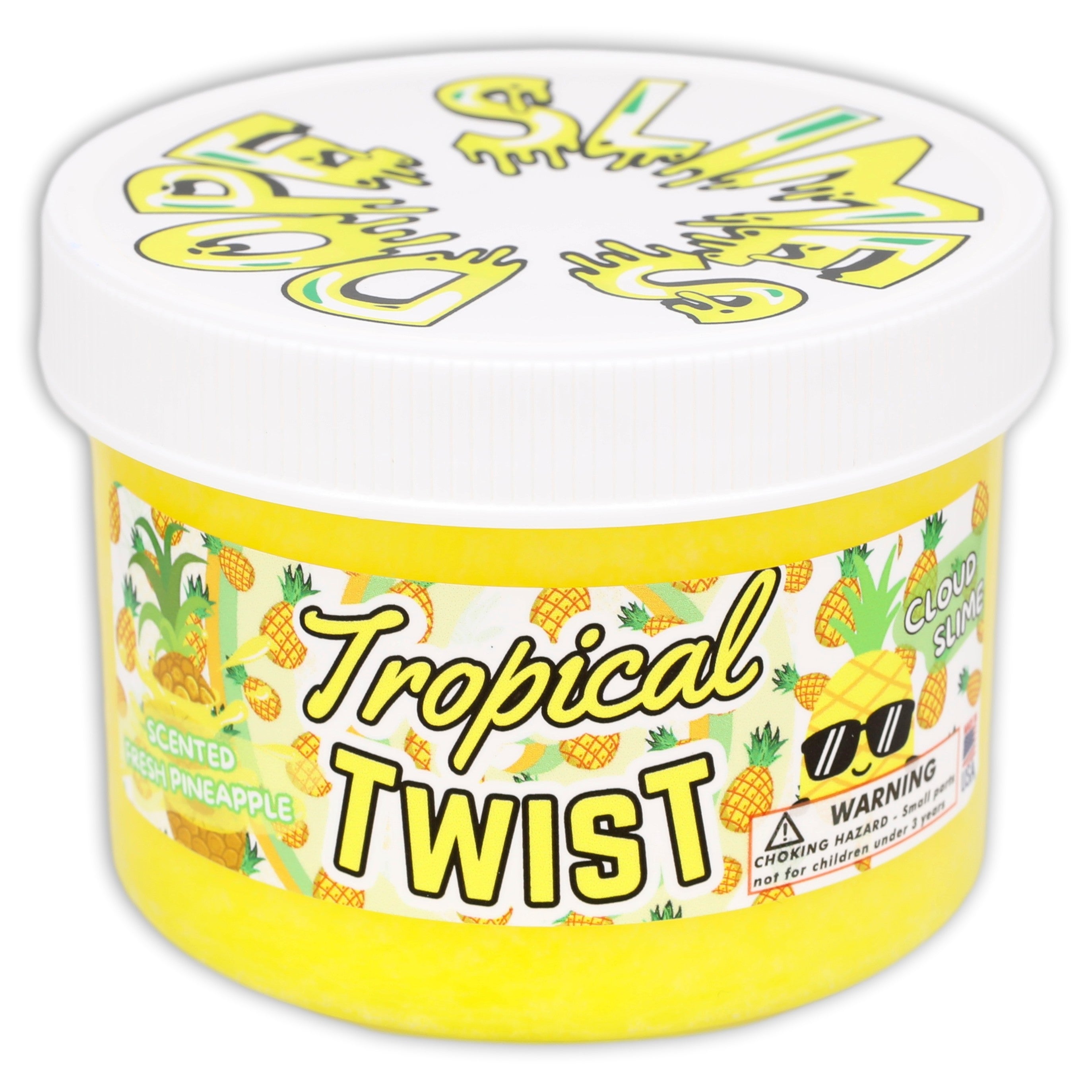 Tropical Twist Cloud Slime Scented w/ Charm - Buy Slime - DopeSlimes