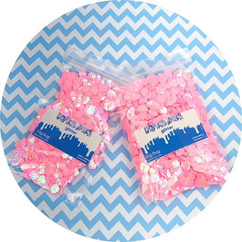 Holographic Sea Shell Glitter - Shop Slime & Craft Supplies